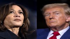Kamala Harris  and Donald Trump 